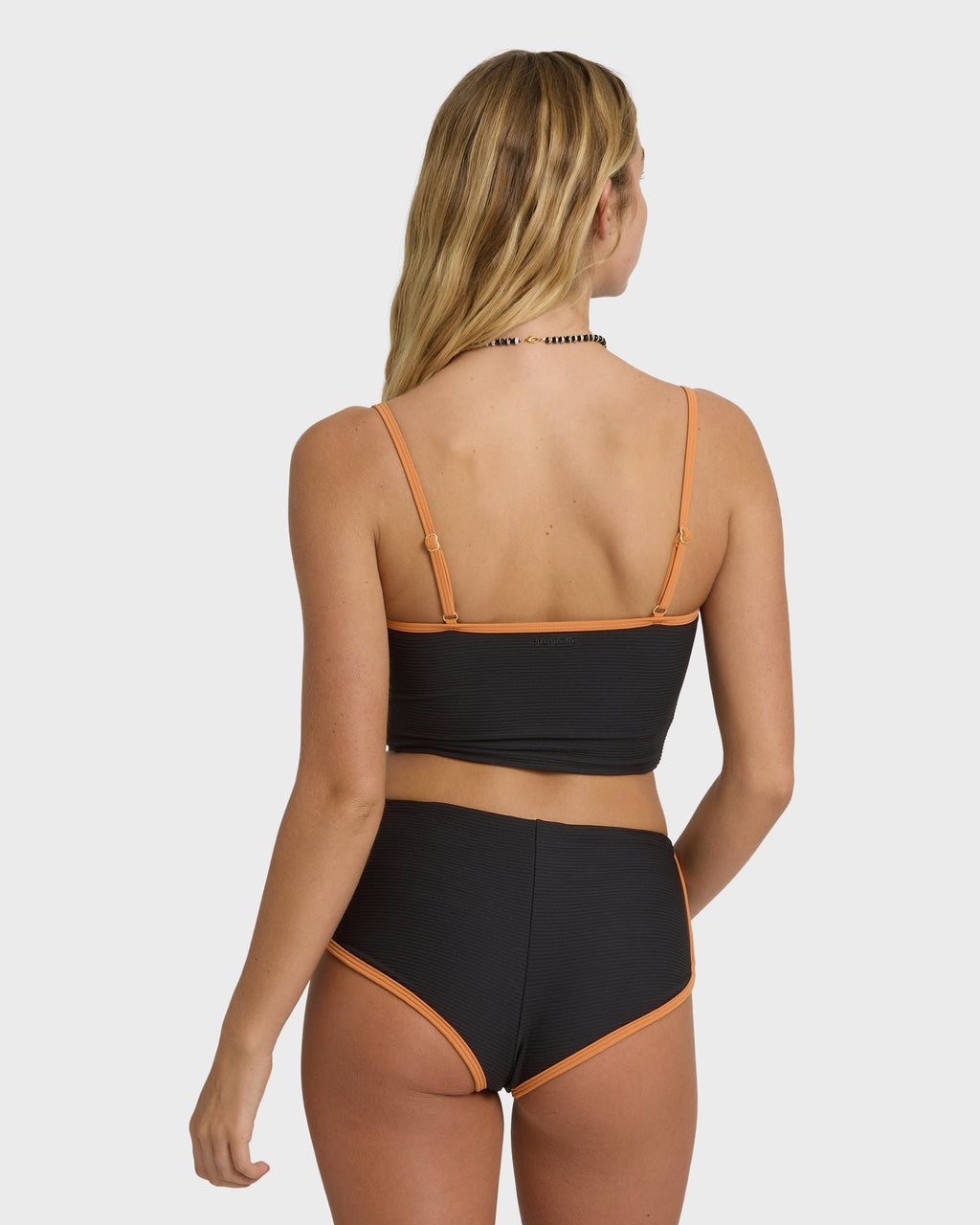 Tanlines Surf Tank Swim Tank Bikini Top - Black