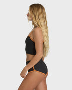 Tanlines Surf Tank Swim Tank Bikini Top - Black