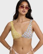Soul Stoke Twist Tank Swim Tank Bikini Top - Twilight Blue