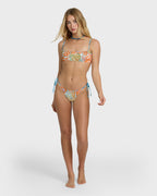 Le Surf Reversible Mila Bralette Bikini Top - Orange Multi