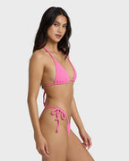 Sunrays Low Tide Skimpy Bikini Bottom - Guava