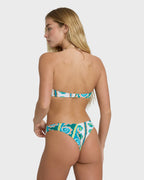 Salty Waves V Hike Skimpy Bikini Bottom - Climbing Ivy