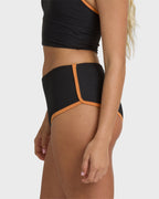 Tanlines Surf Short Surf Short Bikini Bottom - Black