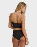 Tanlines Surf Short Surf Short Bikini Bottom - Black