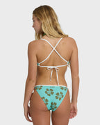 Last Summer Tie-side Tropic Medium Bikini Bottom - Ocean Spray