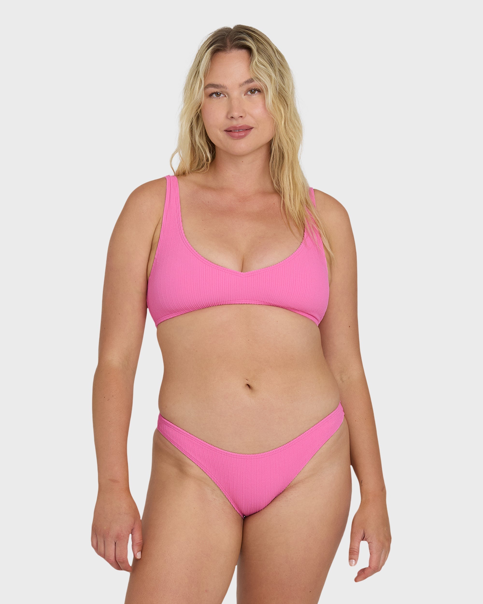 Sunrays Hike Medium Bikini Bottom - Guava