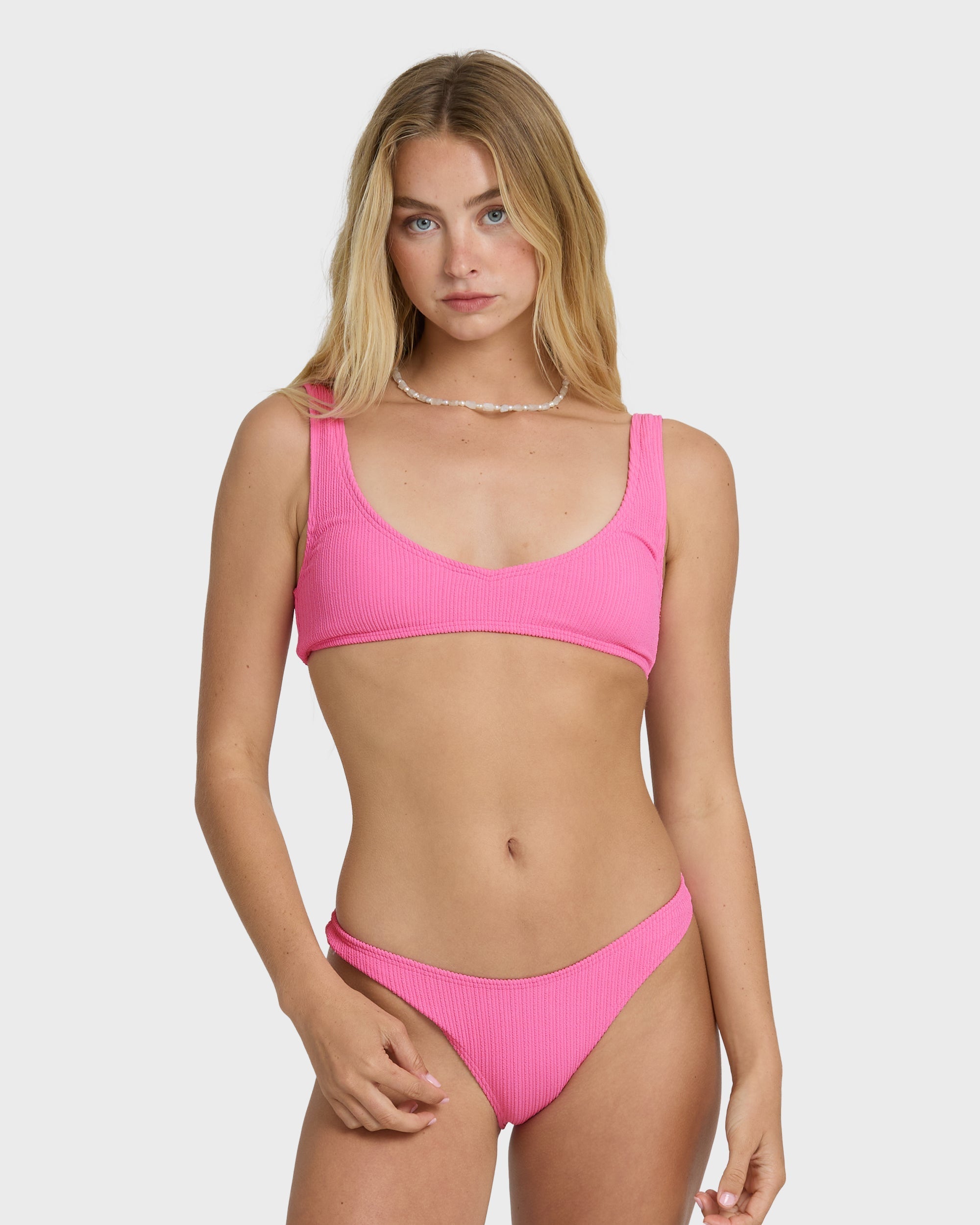 Sunrays Hike Medium Bikini Bottom - Guava