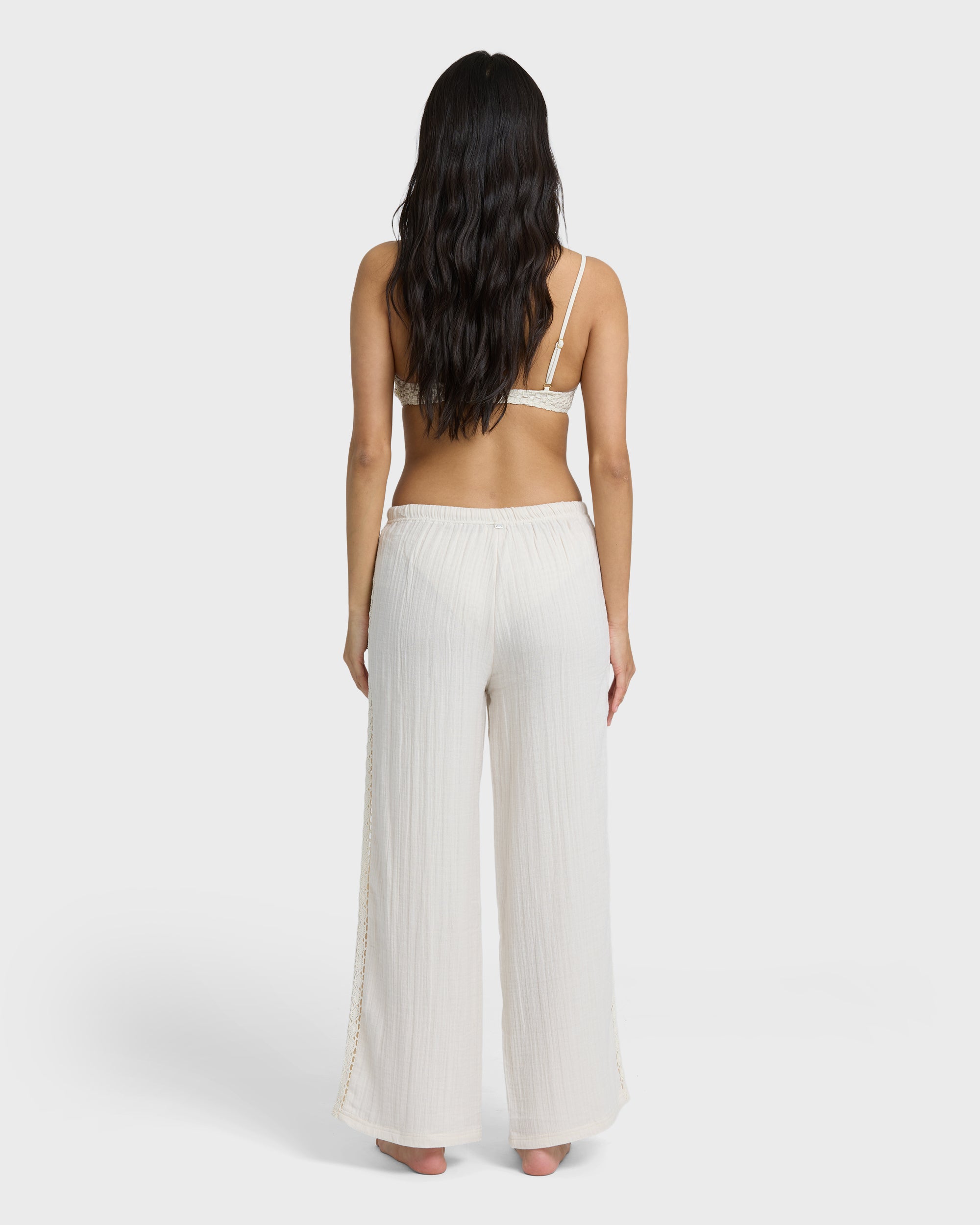 Feelin Fine Pants - White Cap
