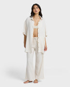 Feelin Fine Pants - White Cap