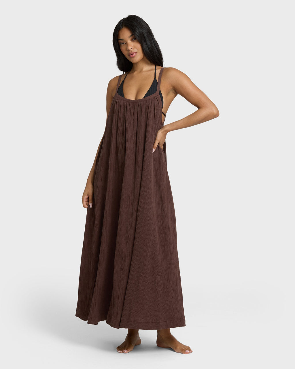 Good Feels Maxi Dress - Teak
