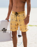 Good Times Lo Tide 18 Boardshorts - Dust Yellow