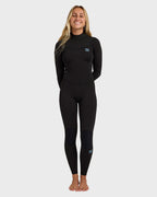 4/3mm Absolute Core Back Zip Full Wetsuit - Black