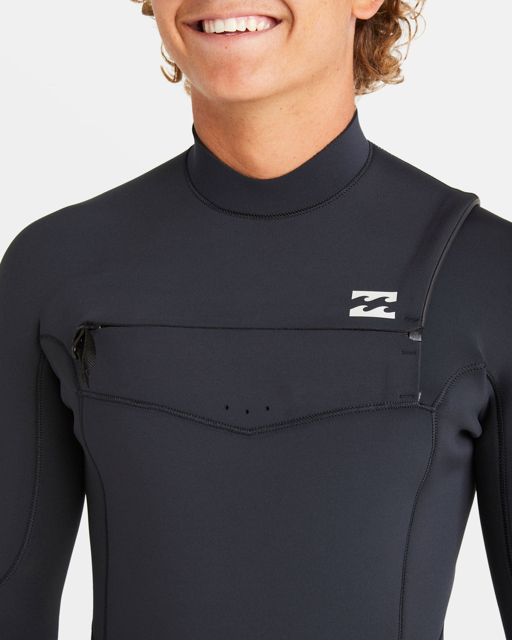 3/2mm Absolute Natural Upcycler GBS Chest Zip Wetsuit - Black