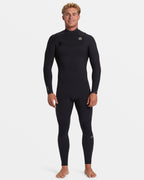4/3mm Revolution Natural Upcycler GBS Chest Zip Wetsuit - Black