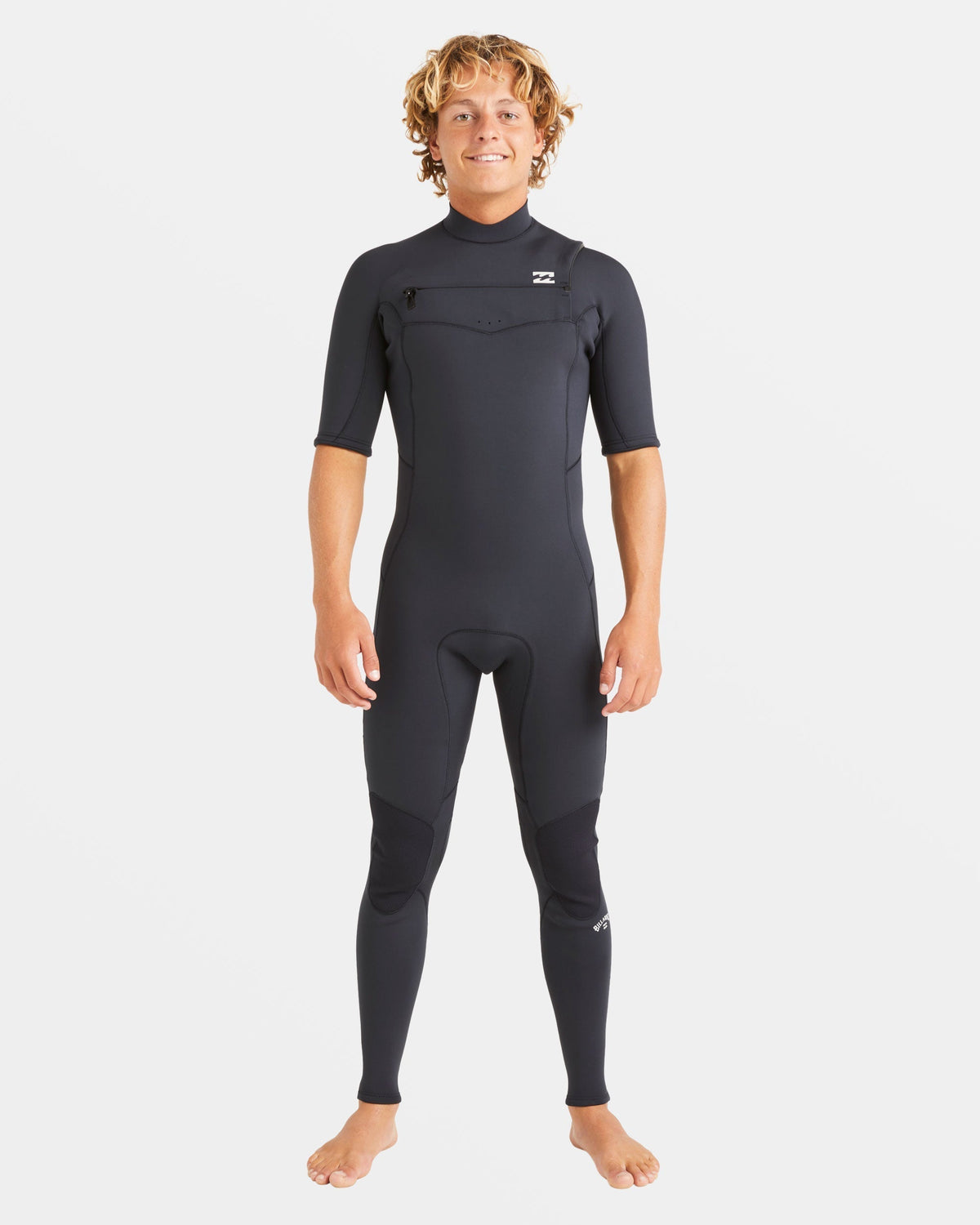 2/2mm Absolute Natural Upcycler GBS Chest Zip Wetsuit - Black