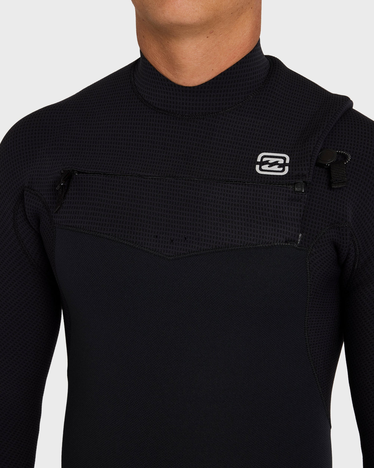 2/2mm Furnace Revo Chest Zip Long Sleeve Springsuit - Black