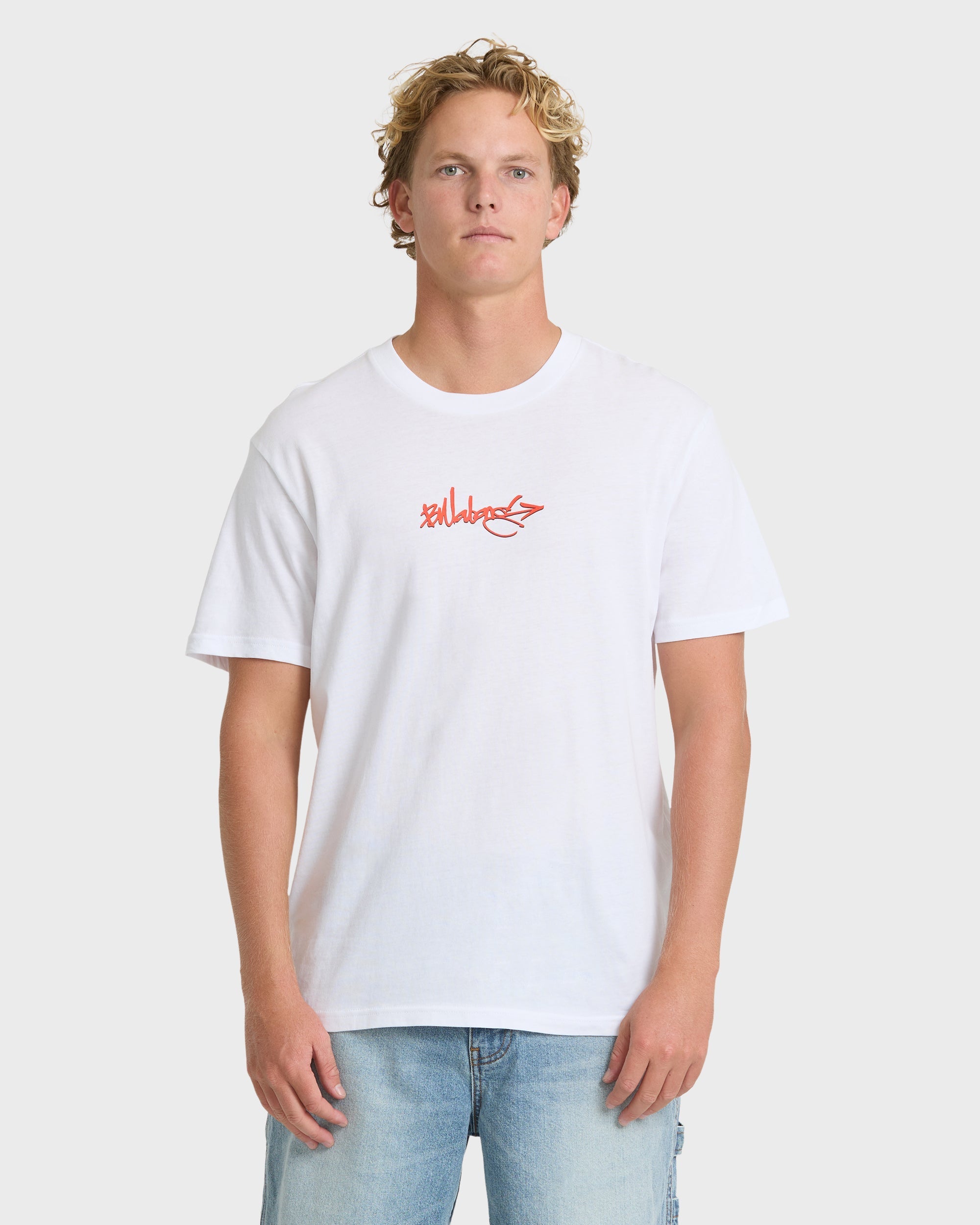 Occys Point Premium Short Sleeve Cotton T-Shirt - White