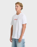 Occys Point Premium Short Sleeve Cotton T-Shirt - White
