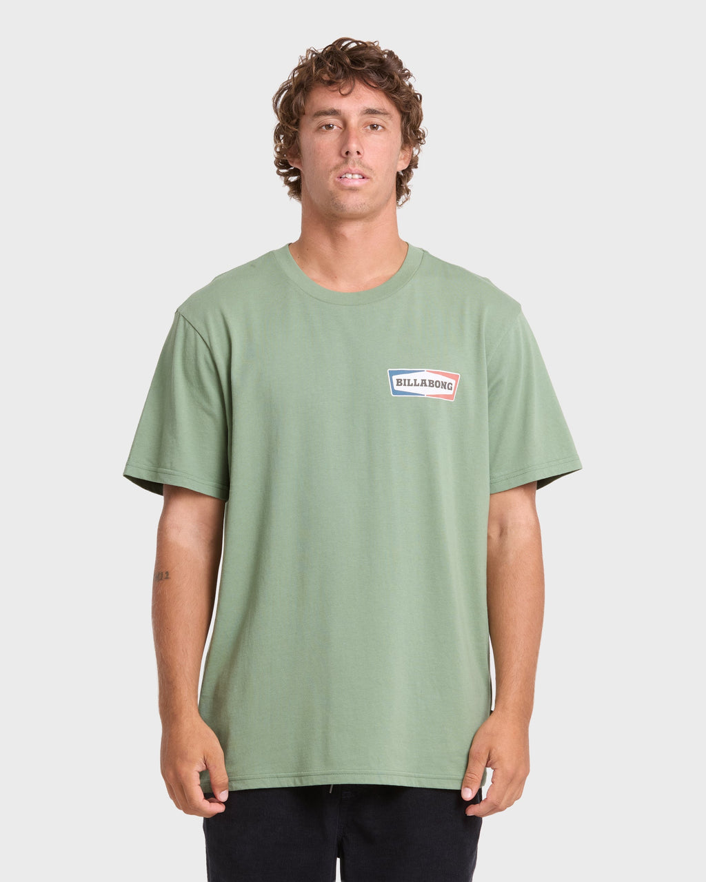 Walled Premium Short Sleeve Knit T-Shirt - Hedge Green