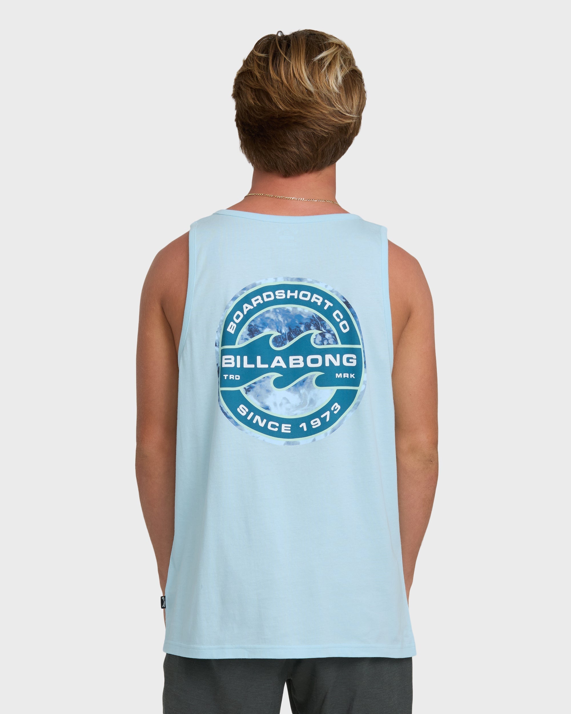 Hollow Fill Premium Tank Top - Coastal Blue