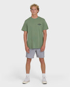 A/Div Arch Premium Short Sleeve Knit T-Shirt - Hedge Green