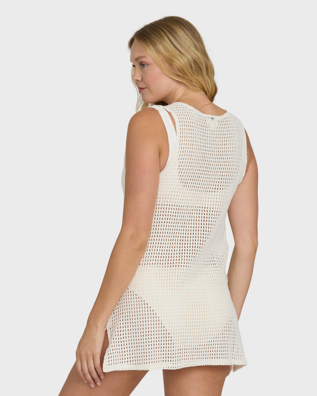 Rising Tides Cover-Up Dress - White Cap
