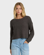 Daze Time Sweater - Black Sands