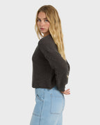 Daze Time Sweater - Black Sands