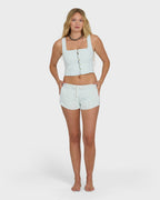June Saltwashed Tank Top - Clearwater