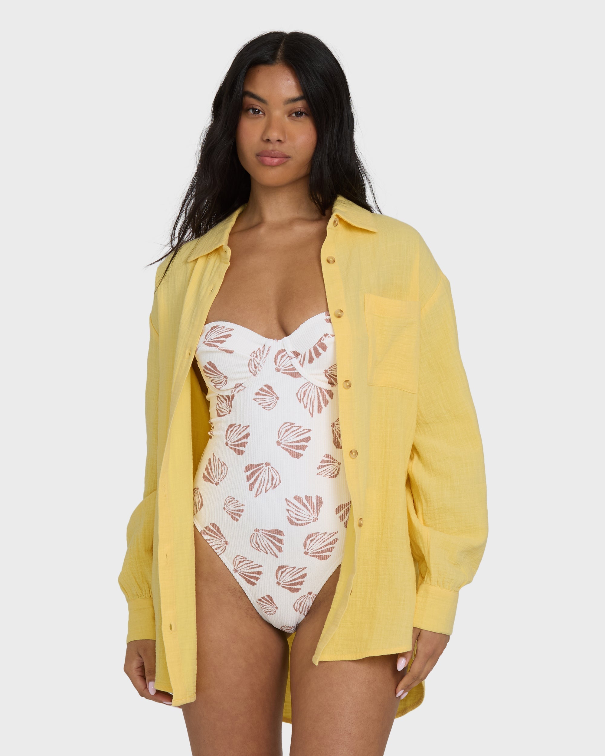 Wanderer Long Sleeve Woven Top - Sundress