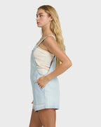 Beach Crush Denim Overalls - Blue Mist