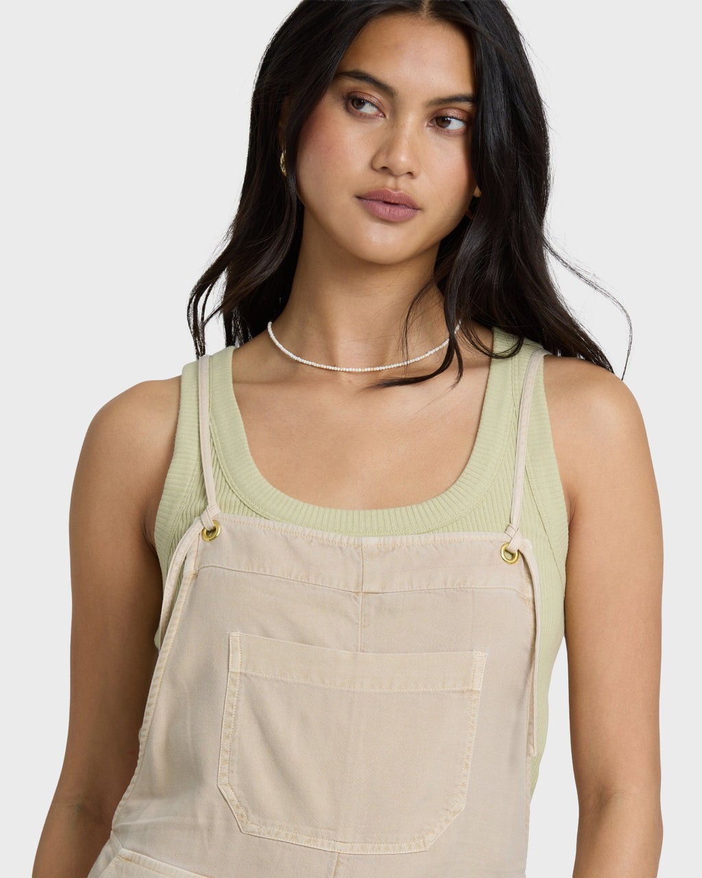 Wild Pursuit Yarn-Dyed Overalls - Oatmeal