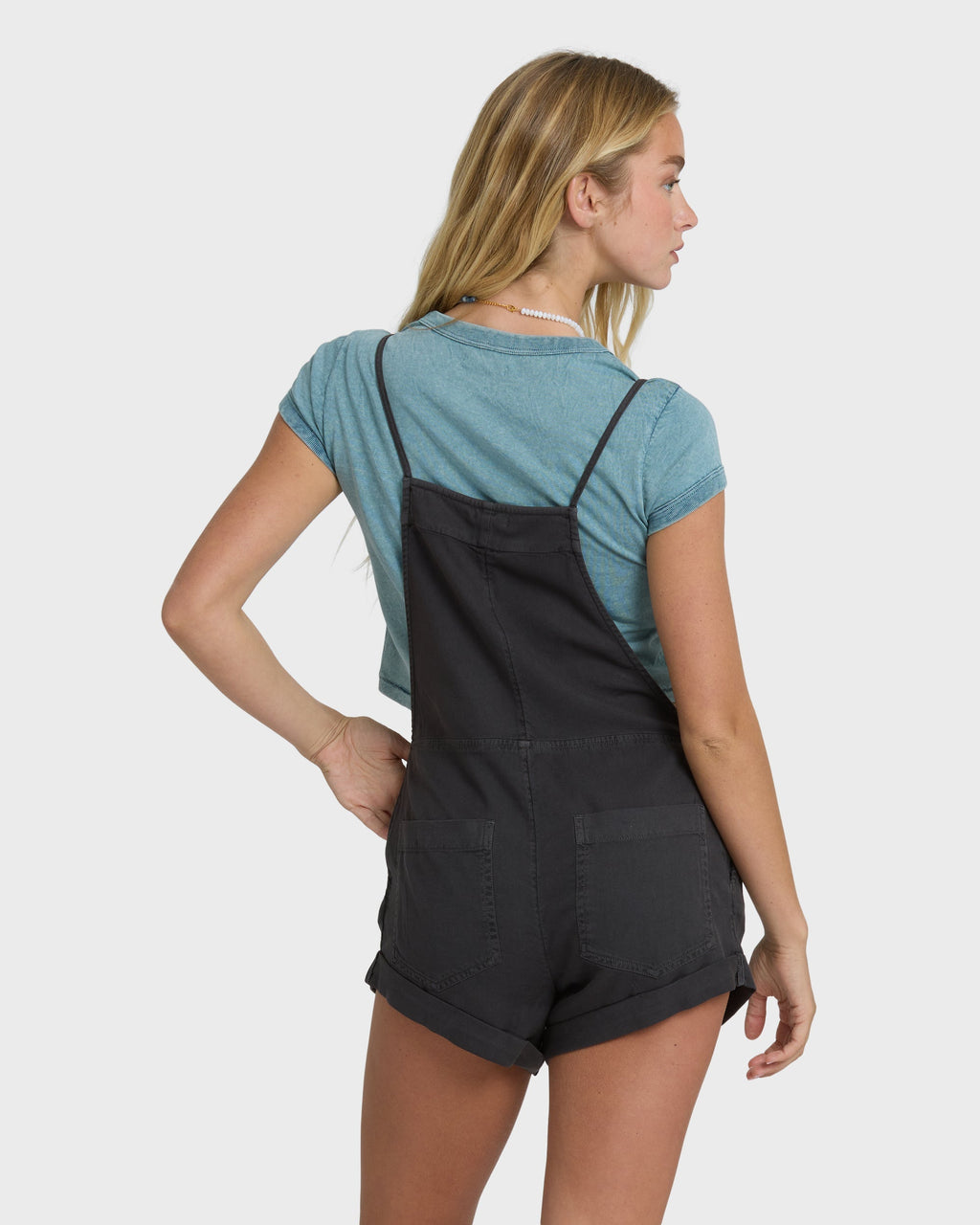 Wild Pursuit Yarn-Dyed Overalls - Off Black