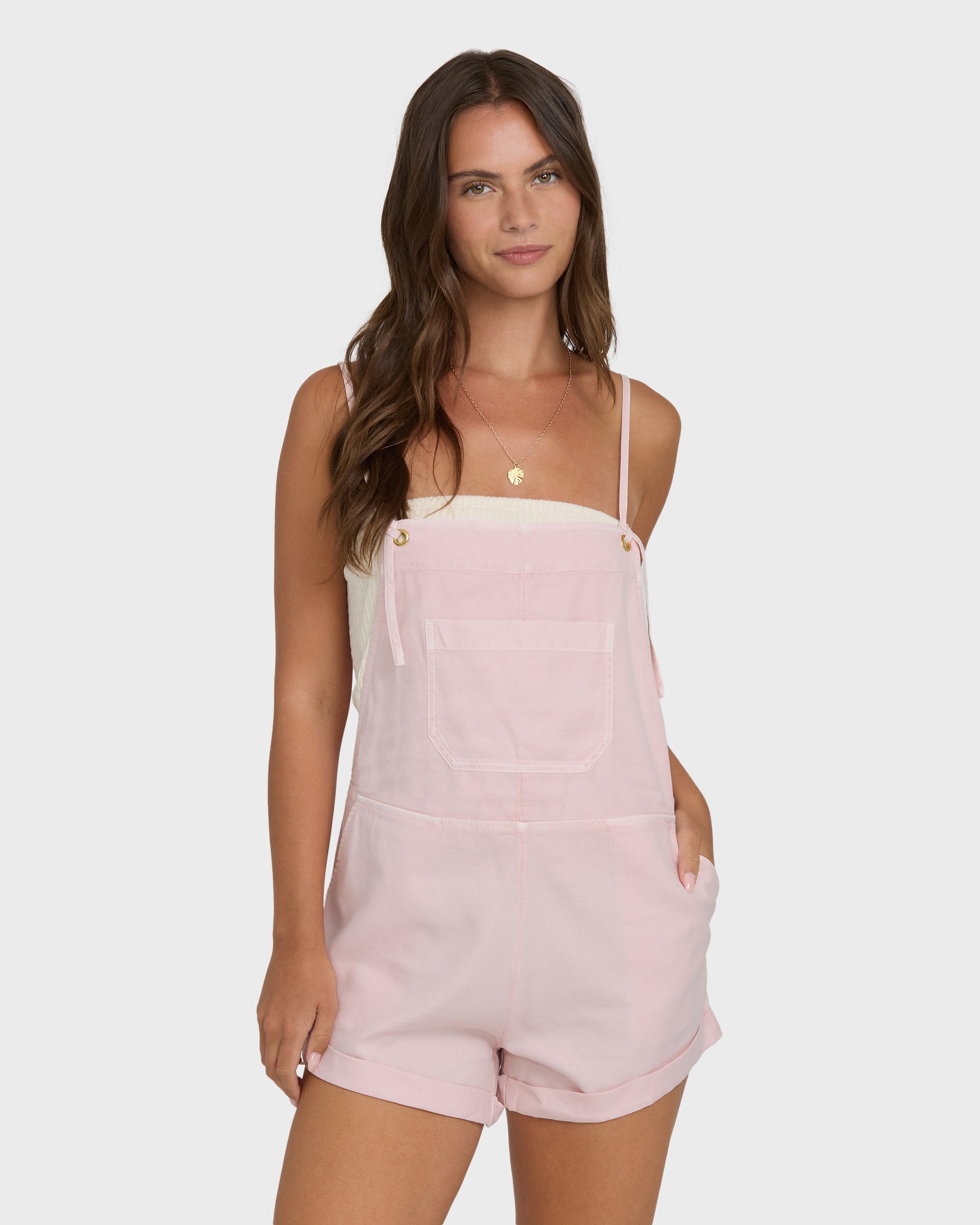 Wild Pursuit Yarn-Dyed Overalls - Rosewater