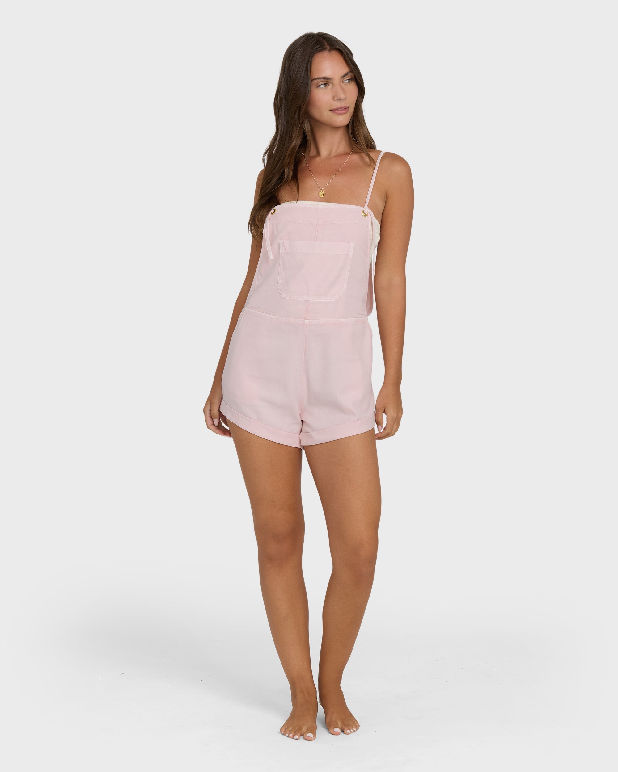 Wild Pursuit Yarn-Dyed Overalls - Rosewater