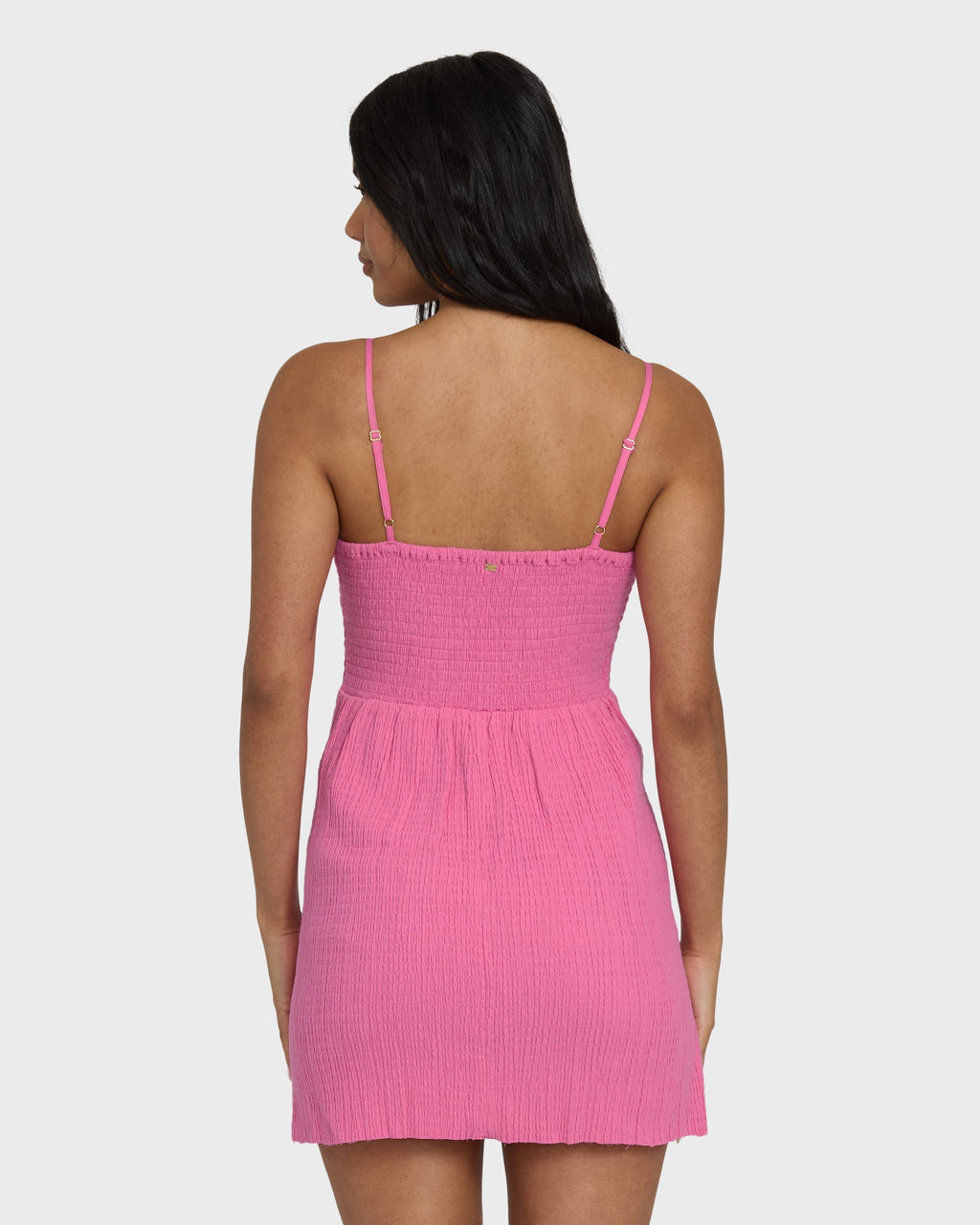 Crystal Clear Mini Dress - Guava