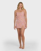 Tidal Crush Mini Dress - Party Pink