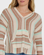 Baja Beach Hooded Sweater - Sugar Almond