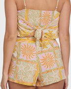 Your Crush Printed Mini Skort - Sweet Lilac