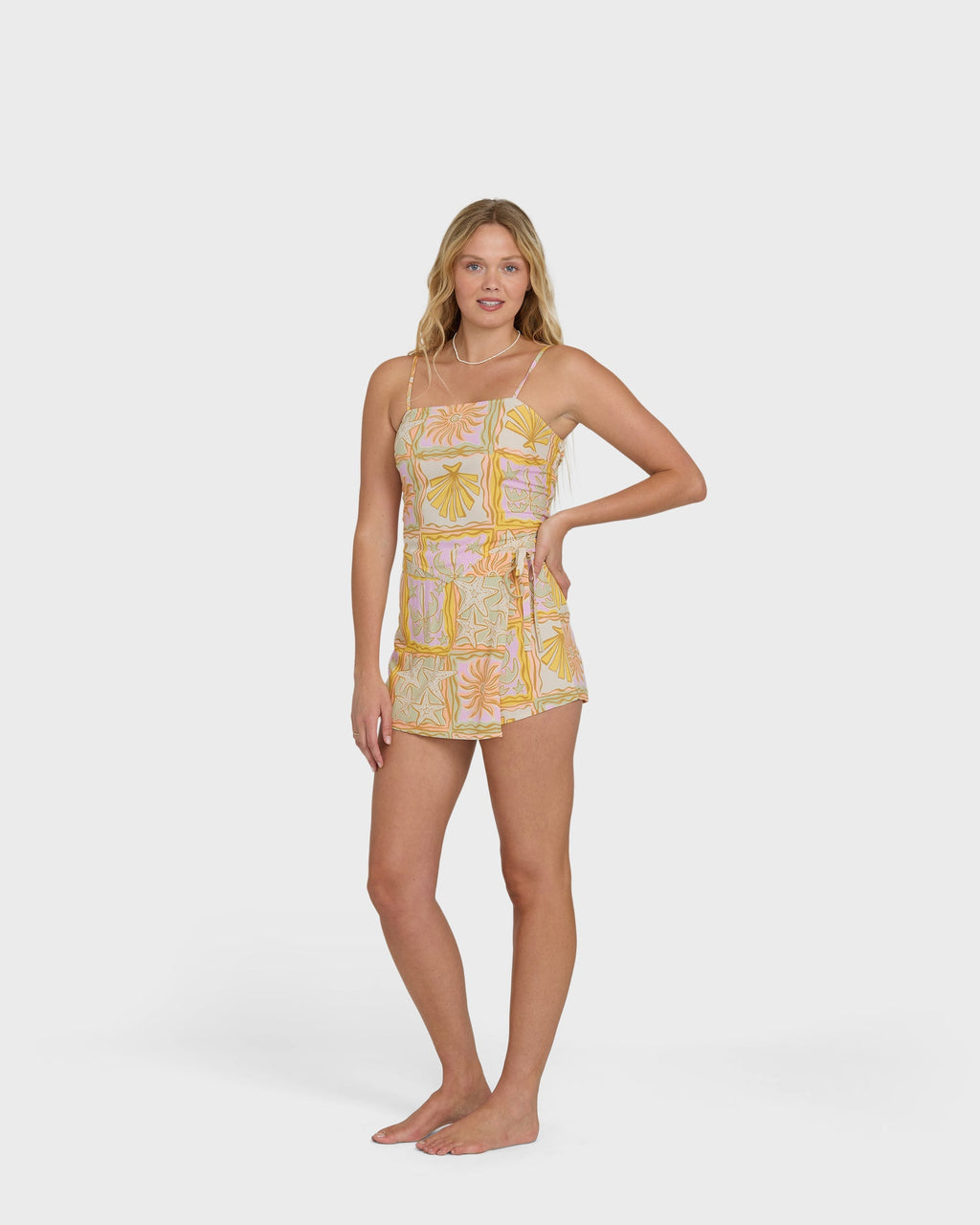 Your Crush Printed Mini Skort - Sweet Lilac