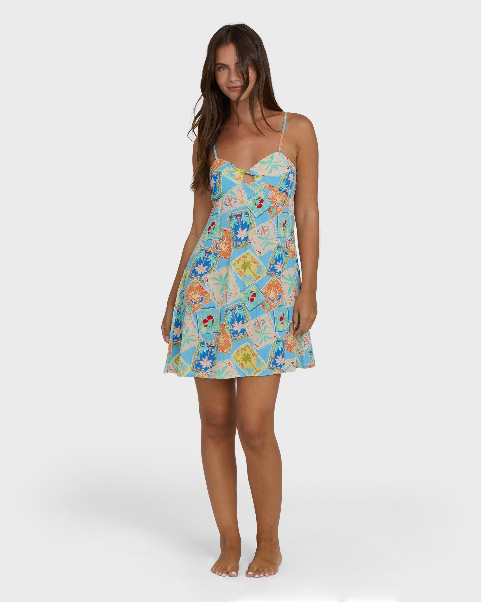 Last Sunset Mini Dress - Dream Blue