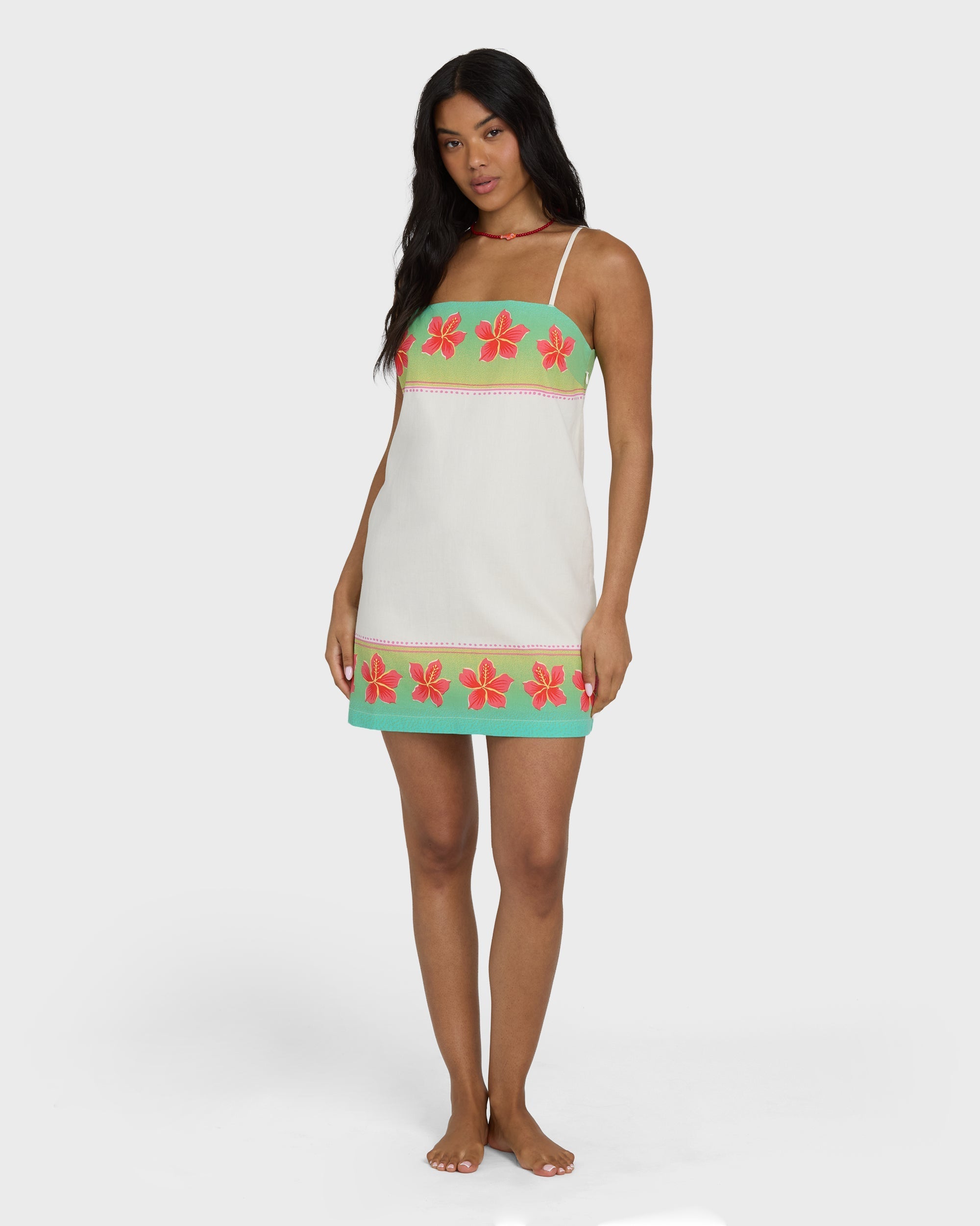 Sun Rays Mini Dress - Salt Crystal