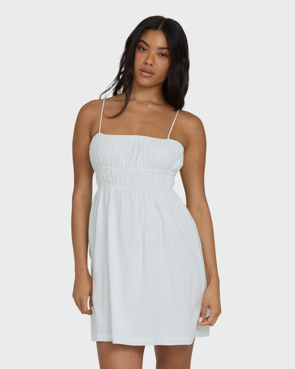 Feel The Breeze Mini Dress - Clearwater