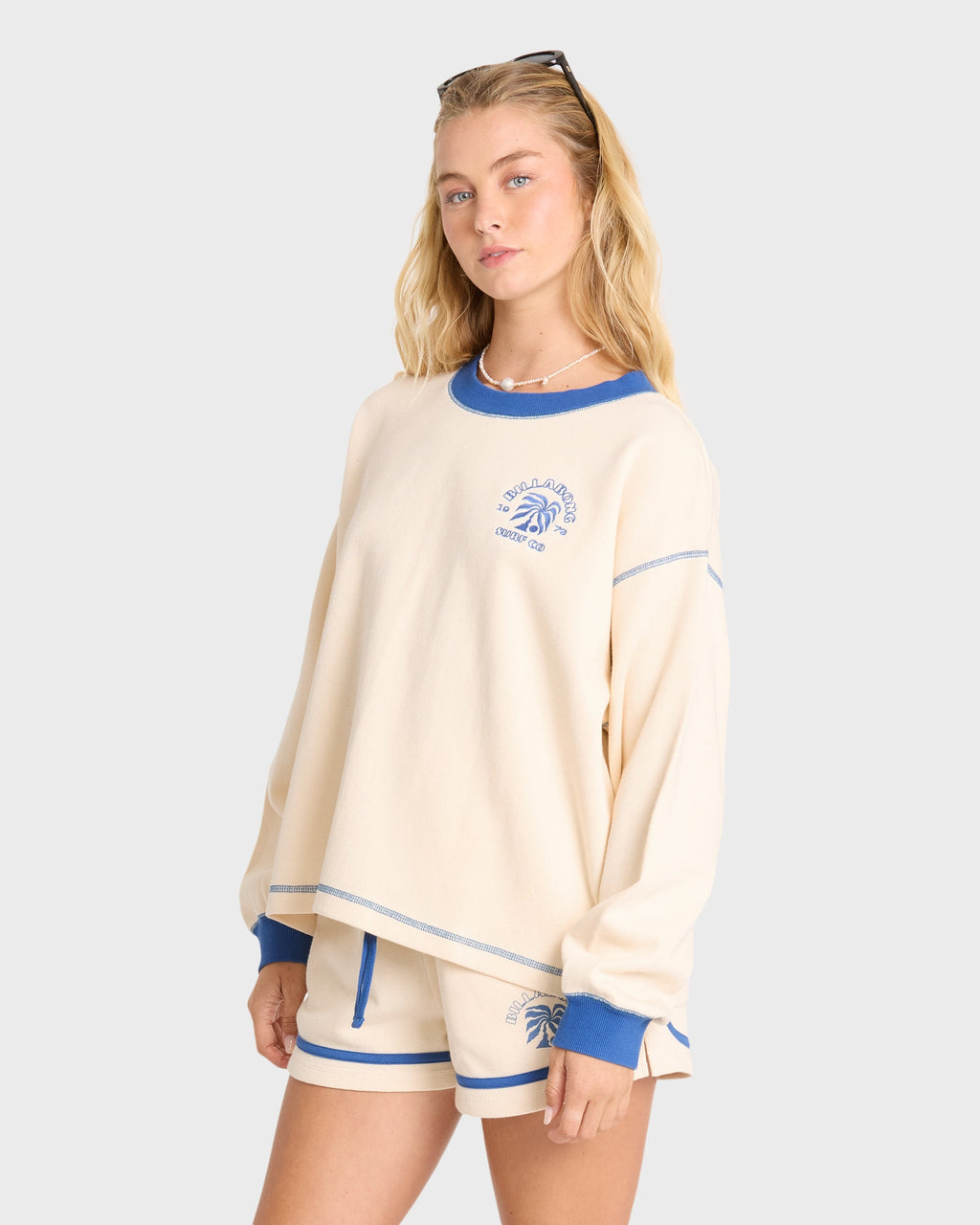 Back To It Fleece Shorts - White Cap