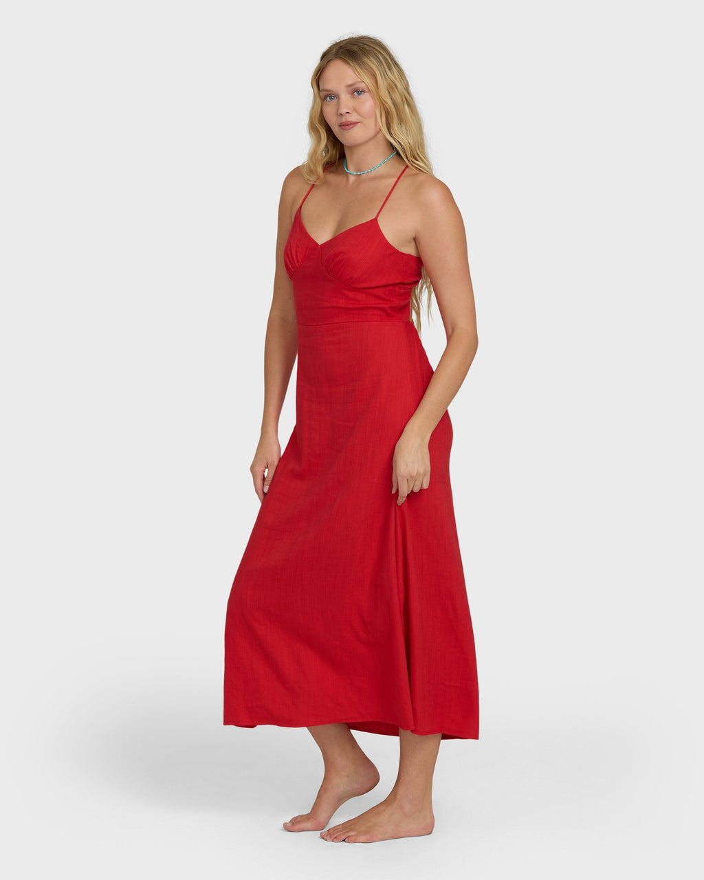 Take It Back Maxi Dress - Fiesta Red