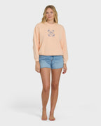 Treasure Cay Crewneck Sweatshirt - Light Peach