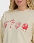 Treasure Cay Crewneck Sweatshirt - White Cap