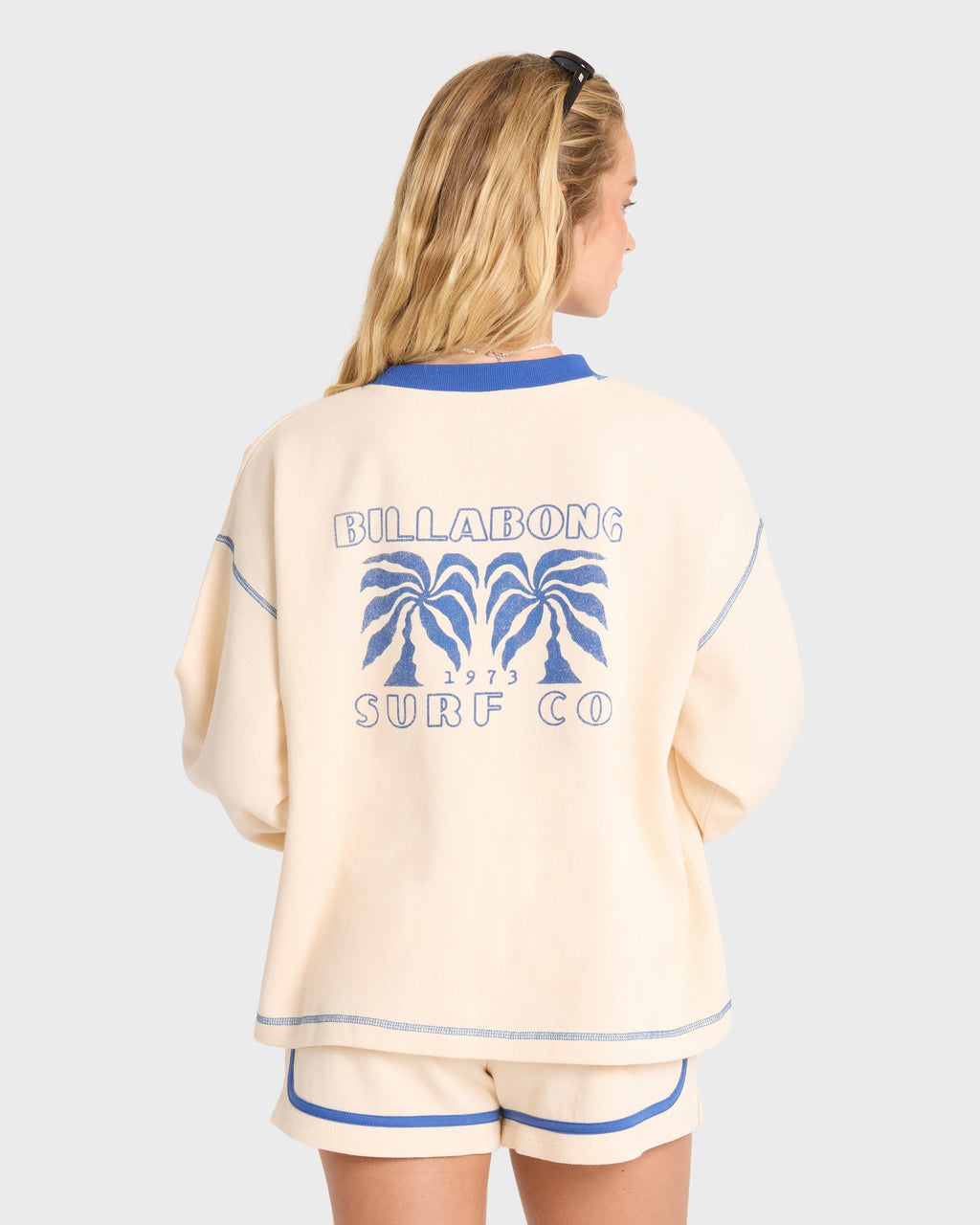 Back To It Crewneck Sweatshirt - White Cap