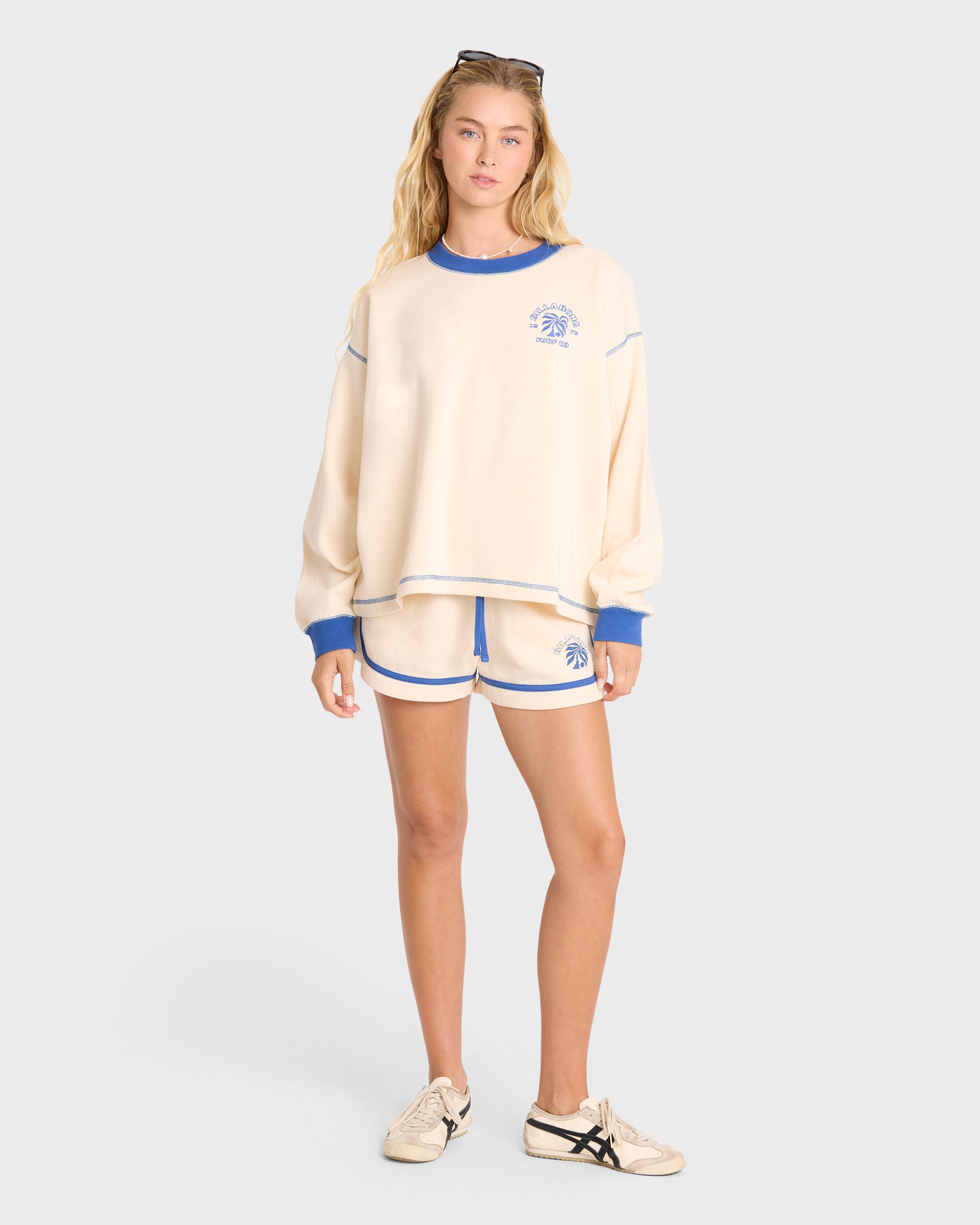 Back To It Crewneck Sweatshirt - White Cap