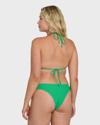 Tanlines Multi Triangle Bikini Top - Summer Green